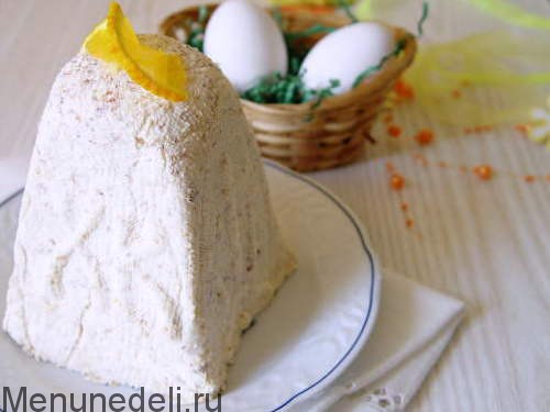 Пасха с миндалем и апельсиновой карамелью