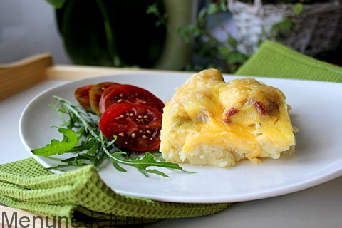 Картофельная запеканка с мясом и сыром | Меню недели