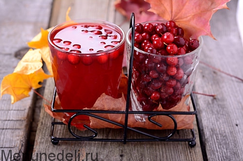 Морс из брусники