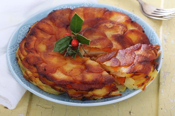 Перевернутая картофельно-морковная запеканка