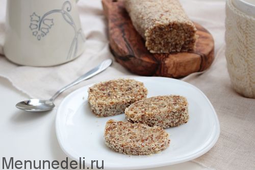 Рецепт кокосовой колбаски | Меню недели