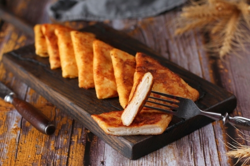Блинчики с куриным фаршем 
