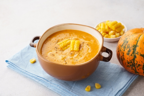 Тыквенный суп-пюре с кукурузой: рецепт пошаговый с фото | Меню недели